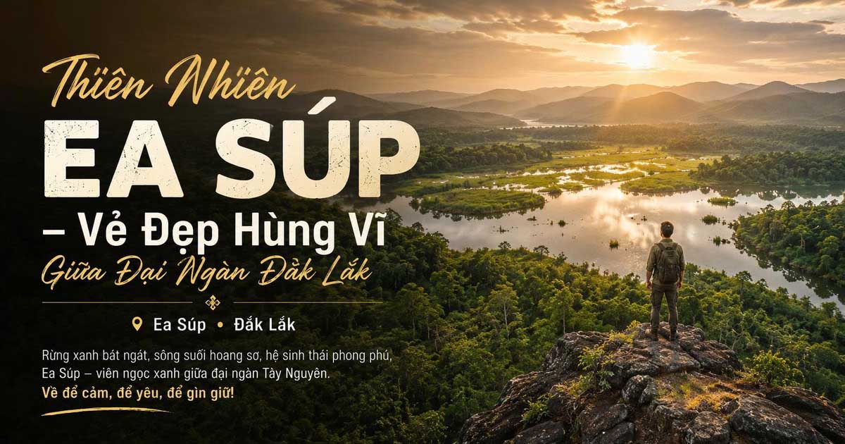 Thiên Nhiên Ea Súp – Vẻ Đẹp Hùng Vĩ Giữa Đại Ngàn Đắk Lắk
